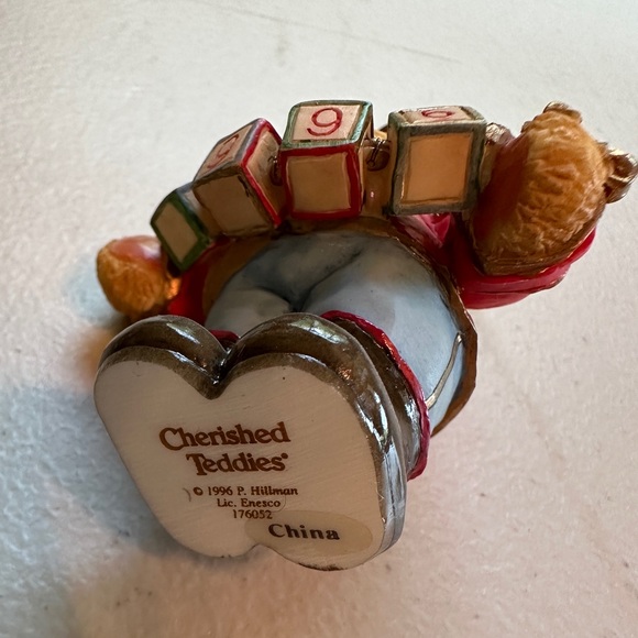 Cherished Teddies 1996 Soldier Bear Ornament - Picture 3 of 3